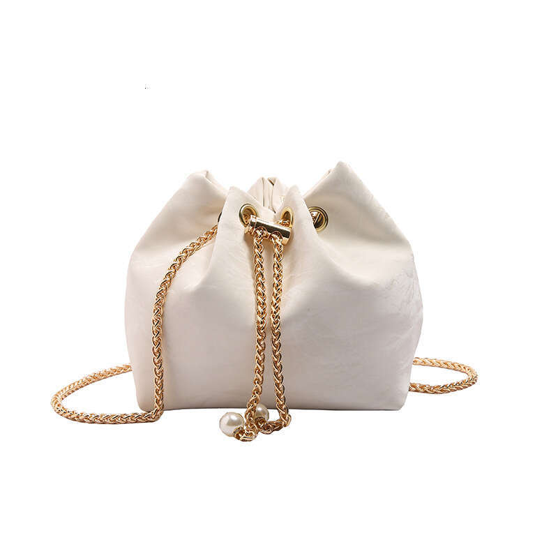 2024 New Chinese style Handheld Bucket with High Quality, Exquisite, Small and Versatile Chain Bag, Single Shoulder Crossbody Bag