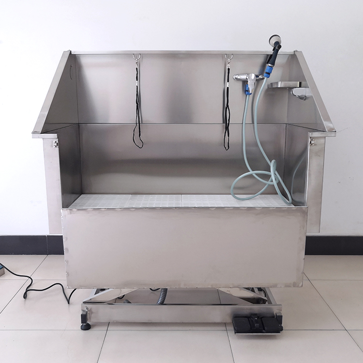 Dog Cat Grooming Tub Stainless Steel Pet SPA Shower electric tub