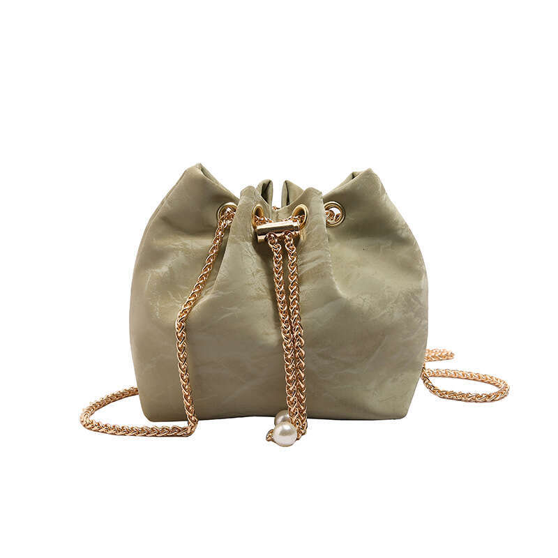 2024 New Chinese style Handheld Bucket with High Quality, Exquisite, Small and Versatile Chain Bag, Single Shoulder Crossbody Bag