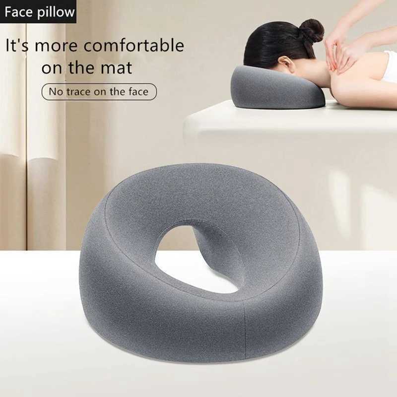 Ergonomics lie down pillow memory foam head support pillow body massage face rest pillow beauty salon W240819
