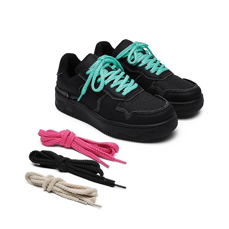 Designer 2024 Autumn/Winter New Black Warrior Solid Color Low Cut Sports Skateboarding Casual Couple's Thick Soled Tall Board Shoes