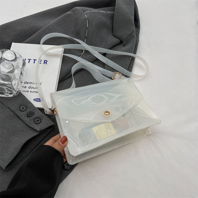 Casual Personalized Women's New Wide Shoulder Strap Small Square Korean Edition Trendy Diagonal Cross Handheld Phone Bag