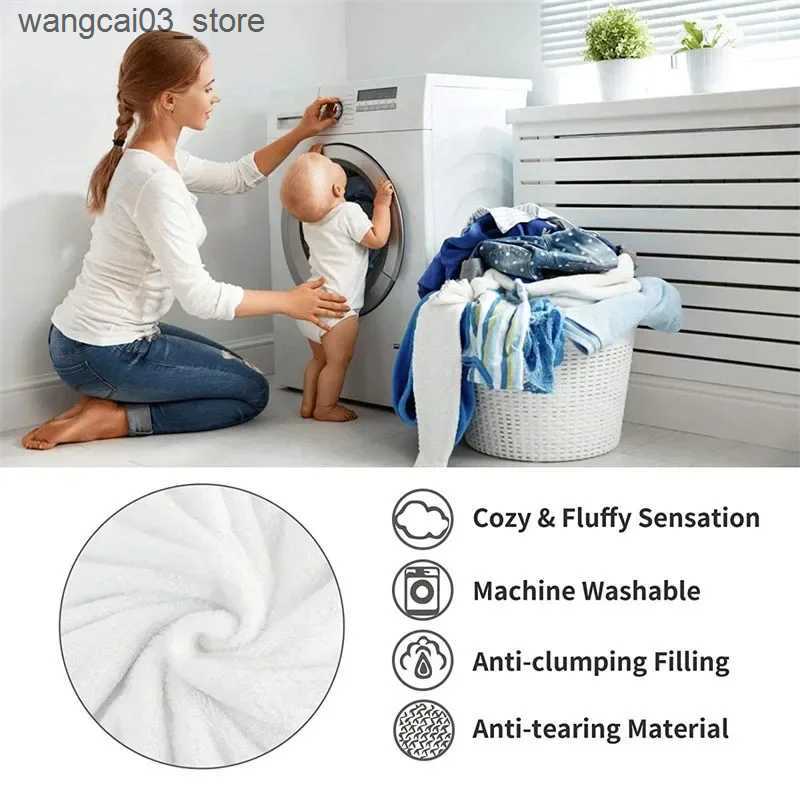 Blankets Swaddling Imitation Rabbit Plush Autumn Winter Warm Bed Blanket Striped Fluffy Warmth Sofa Blankets Soft Absorbent Breathable Nap Blanket L24