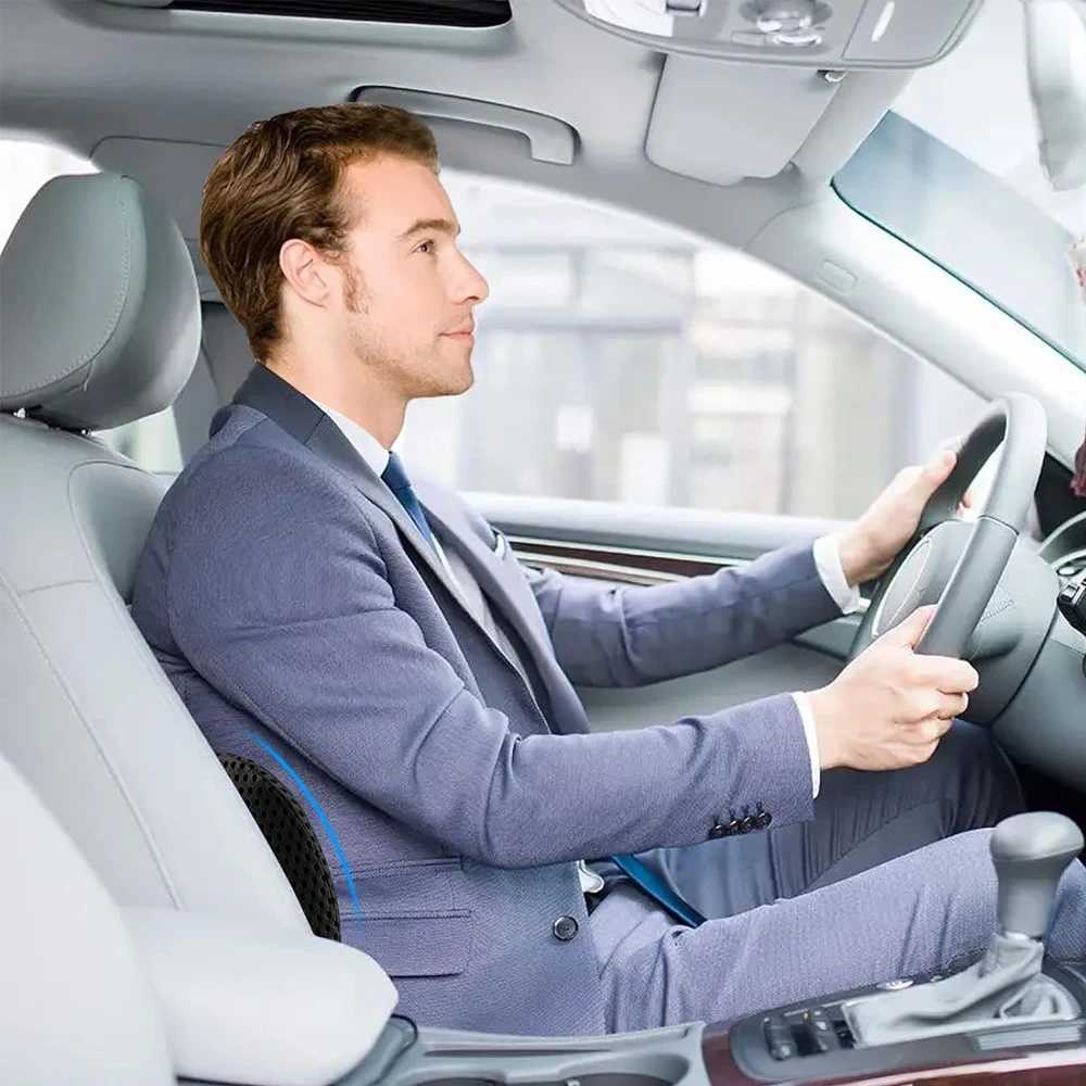 One waist support column - memory foam waist support column used for relieving lower back pain of car seats office chairs and sofas W240819