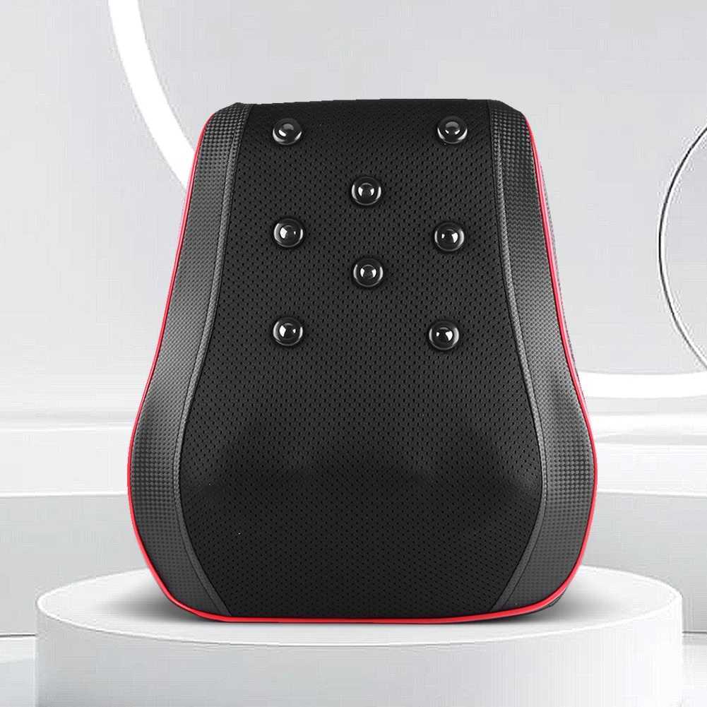 Cervical massage pillow with hot waist support pillow style neck massager shoulder back waist massage pad W240819