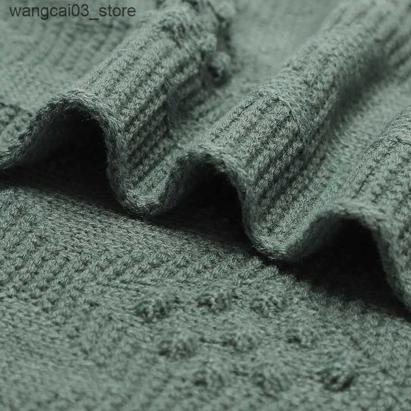 Blankets Swaddling Newborn Baby Blankets Knit Sleepsack Breathable Infant Girls Boys Bedding Solid Quilt Stroller Swaddle Soft Covers 90*70CM Plaid L2