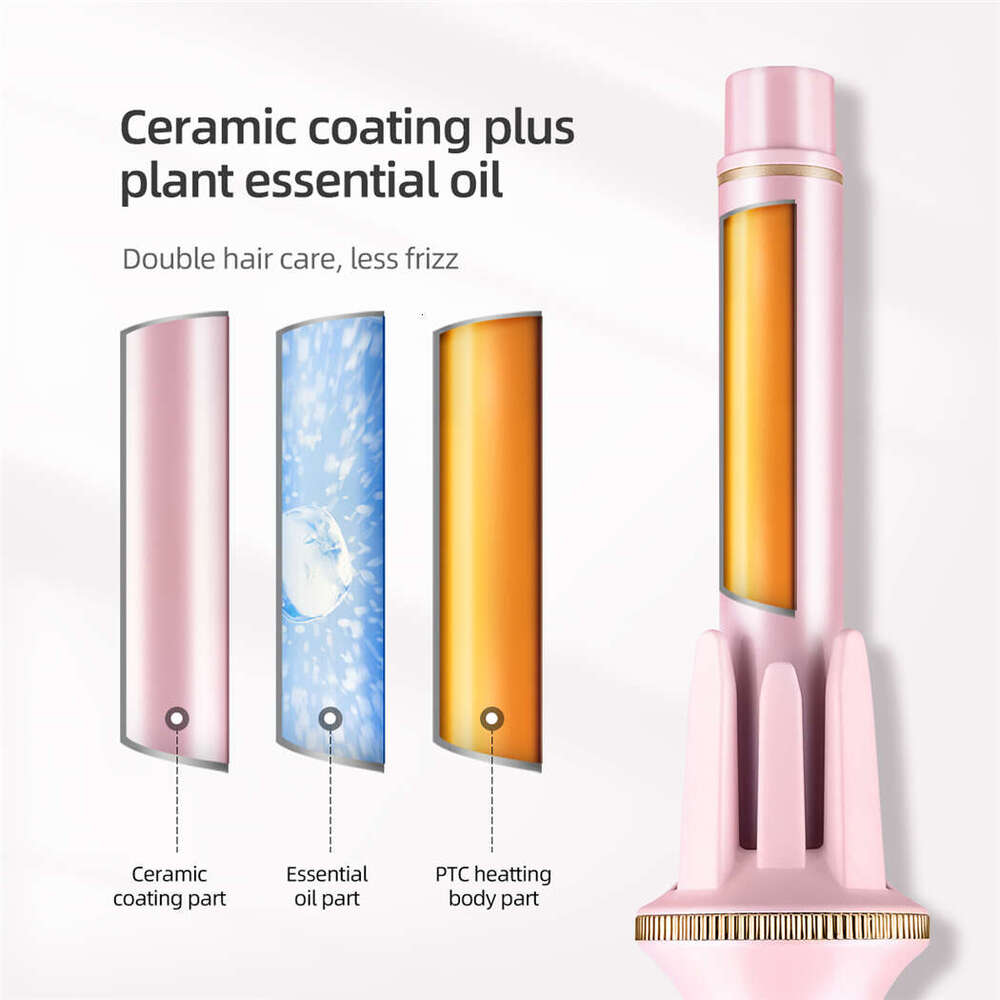 25mm Automatic Curler Stick Professional Rotating Curg Iron Negative Ion Hair Waver Ceramic Coating Styg hine