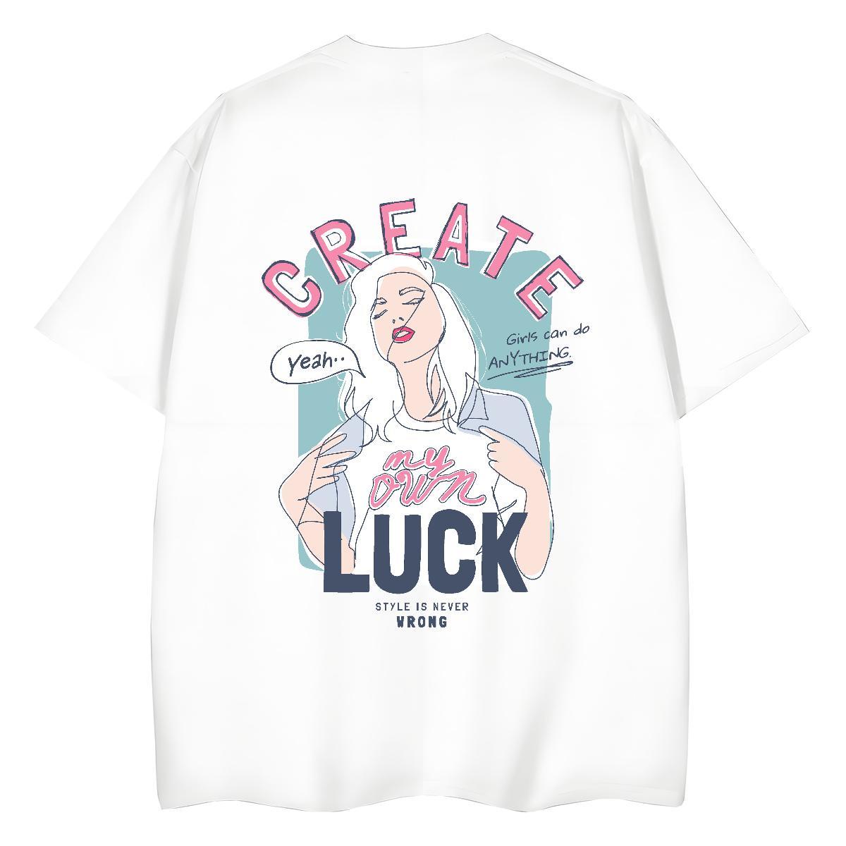 2024 Designer Women T Shirts 100% Cotton 230g Short sleeve Soft High Street Hip Hop women Tshirt for Man Woman Popular DIY Anime Polos