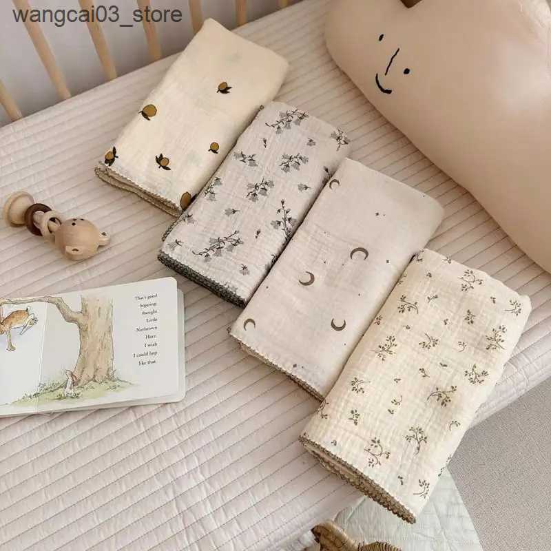 Blankets Swaddling Summer Muslin Swaddle Blankets Cotton Soft Baby Blanket For Boys Girls Newborn Baby Receiving Blanket Sleeping Cover Crib Quilts L2