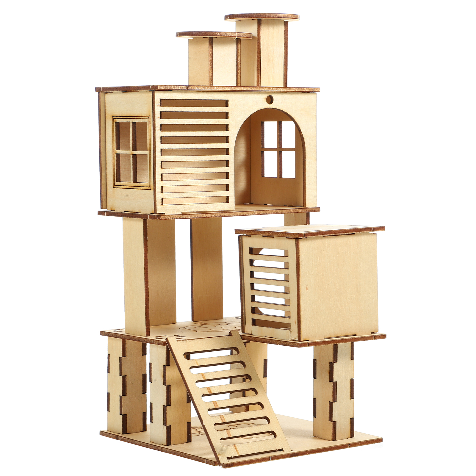Hamster Platform House Pet Villa Creative Ladder Pet Playground Habitat