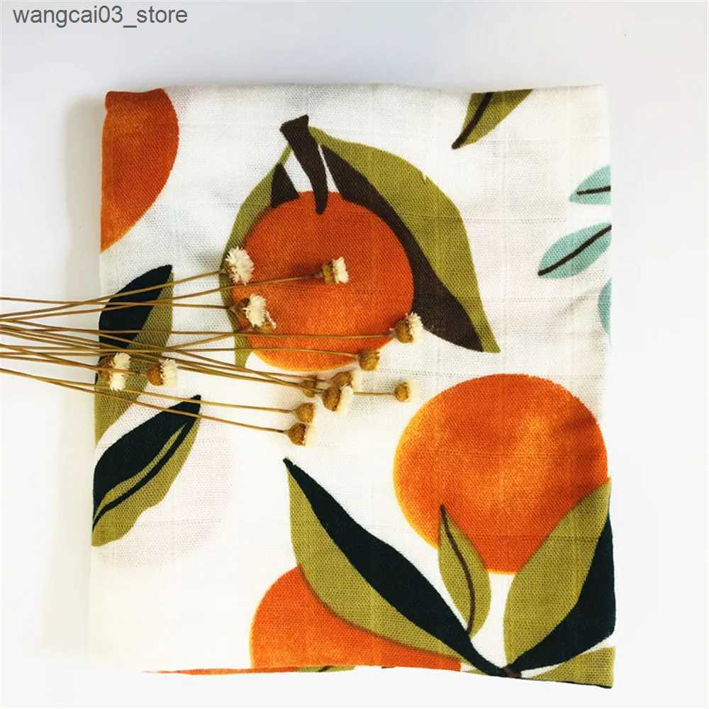 Blankets Swaddling 60*60cm Newborn Organic Cotton Bamboo Baby Blanket Muslin Swaddle Wrap Feeding Burpy Towel Scraf Bibs Muslin Big Diaper L240910