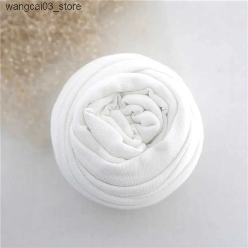 Blankets Swaddling 35cmx160cm Newborn Knit Stretch Wrap Swaddle Jersey Wrap Newborn Photography Prop Soft Laye Febric Blanket Photo Accessory L240910