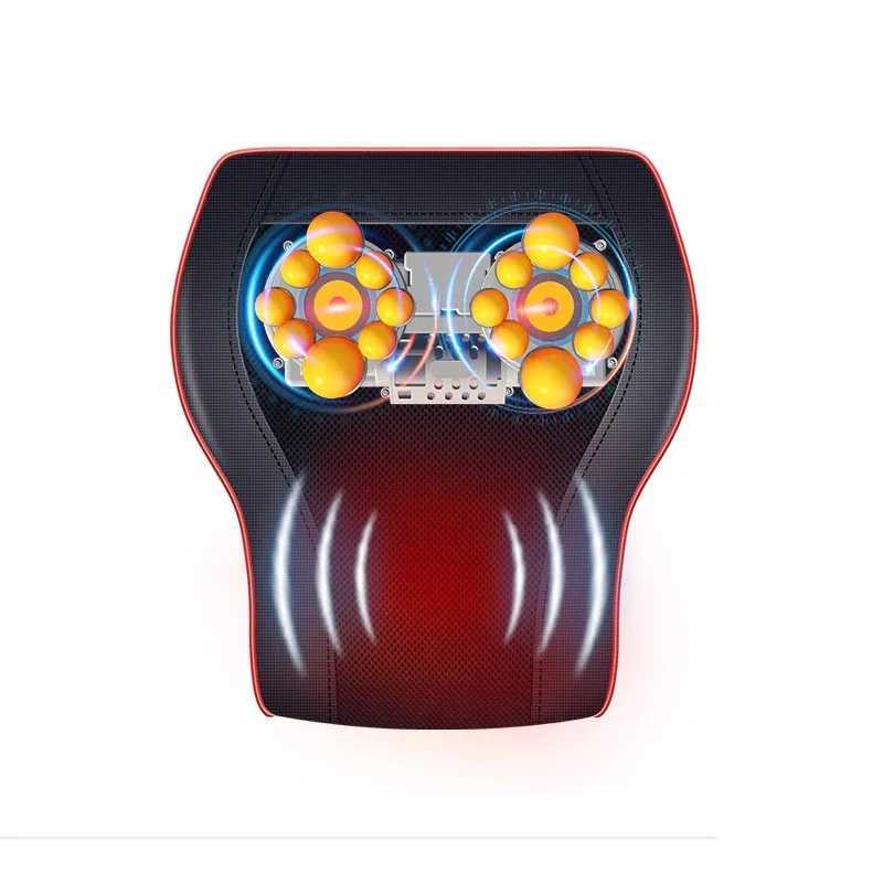 Cervical massage pillow for waist neck shoulder electric massage pillow hot compression intelligent multifunctional waist massager W240819