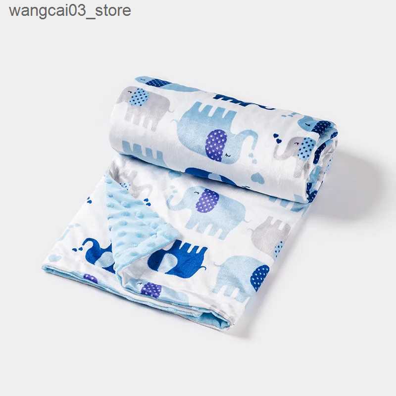 Blankets Swaddling Name Personalised Bubbled Fleece Baby Blanket DIY Custom Toddler Crib Bed Stroller Swaddle For Newborn Birthday Gift Kid Present L2
