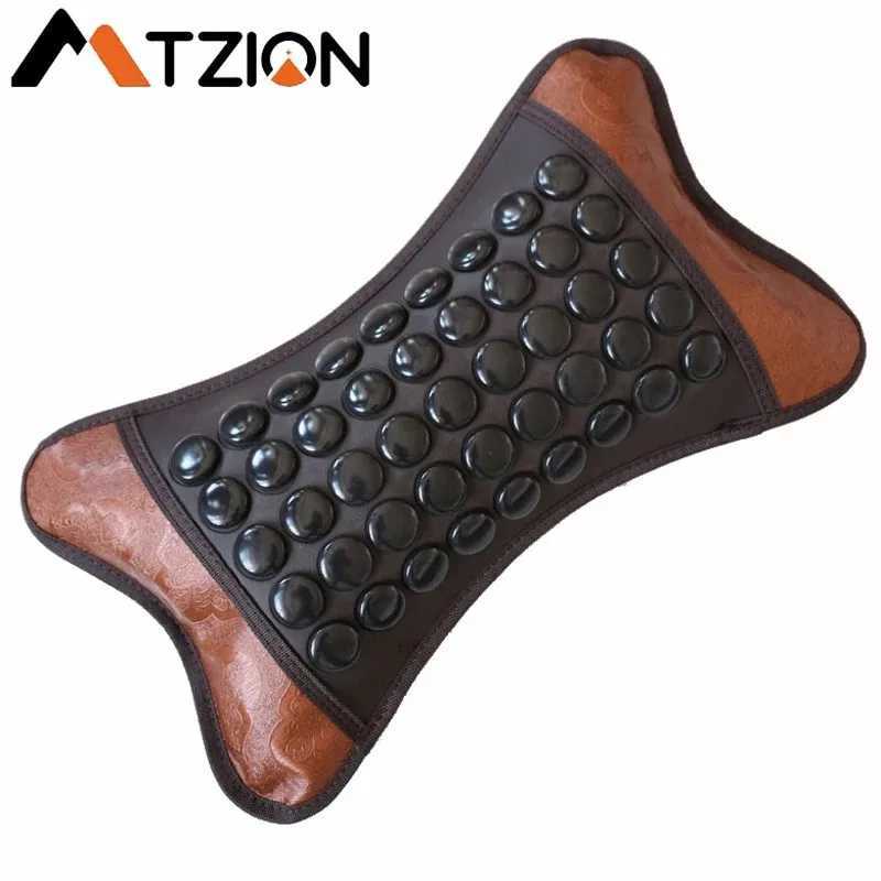 Jade massage pillow heats the jade pillow to promote blood circulation improve sleep relieve neck pain and reduce head and shoulder pain W240819