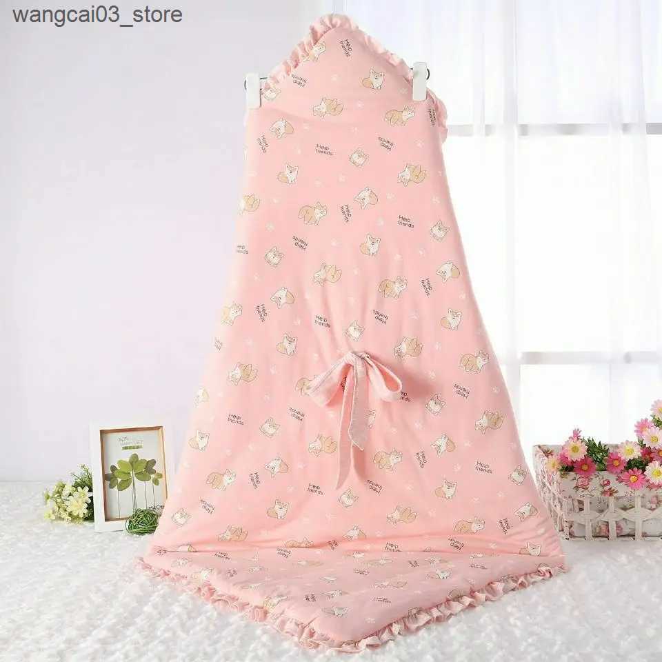 Blankets Swaddling Newborn Pure Cotton Blanket Winter Warm Anti-kick Baby Swaddling Blanket Cartoon Wrapping Blankets Baby Cute Bedding Quilt L240910