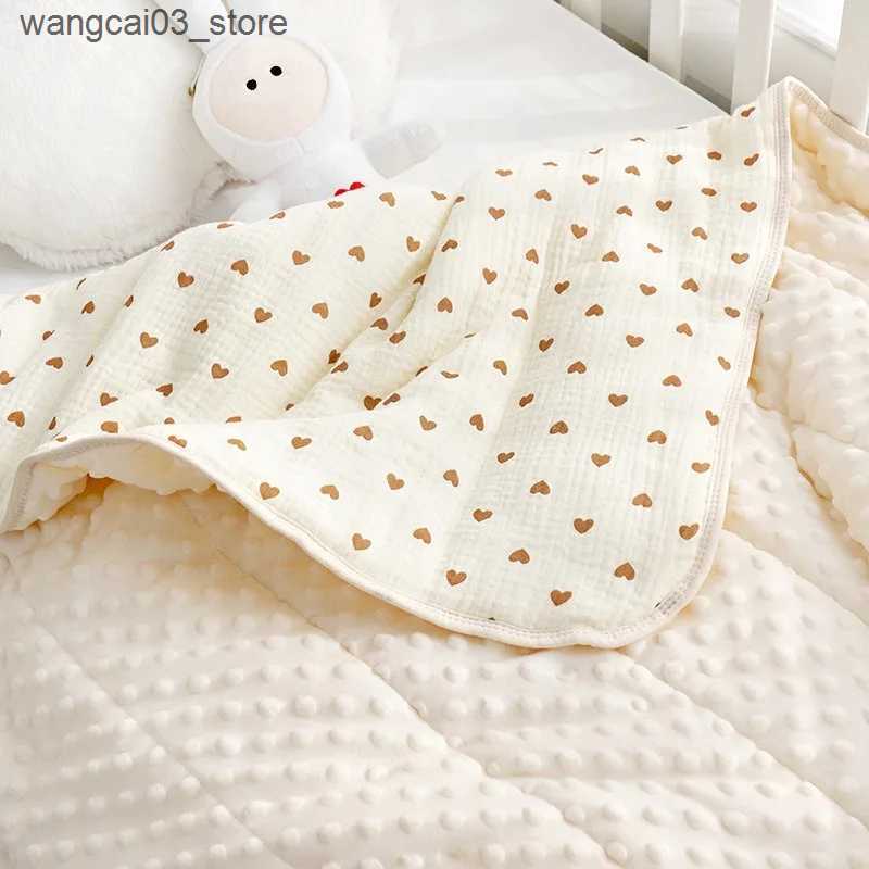 Blankets Swaddling Baby Blanket Warm Fleece Thermal Newborn Soft Stroller Sleep Cover Infant Bedding Swaddle Wrap Soft Washable Thick Blanket Quilt L2