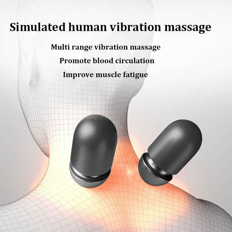 Electric massage neck pillow protection column track hot compression pillow cushion neck pillow W240819