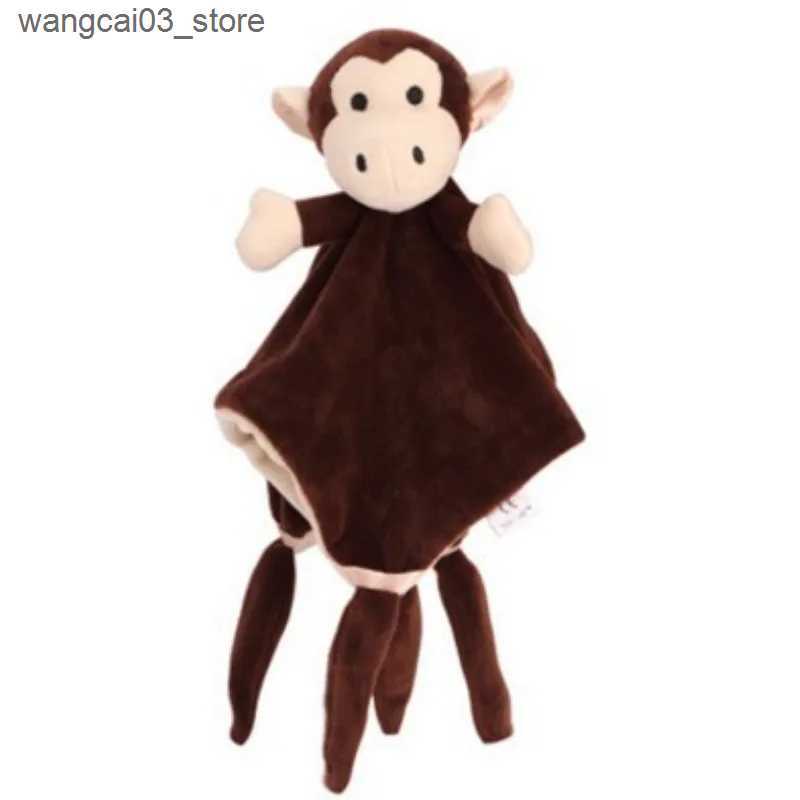 Blankets Swaddling 1pc Baby Cotton Muslin Comfortable Blanket Cute Cat Doll For Infant Kids Sleep Appease Towel Children dog Saliva Scarf L240910