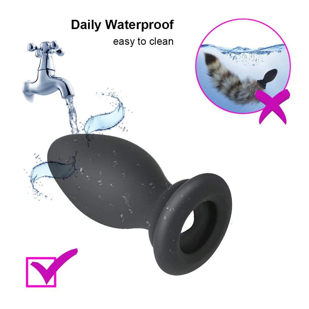 Sexy Fox Tail Fur Anal Plug For Women Vibrators Cordless Butt Dilator Anus Expander Men Couple Flirt Tools Sex Toys Adult Games 241010