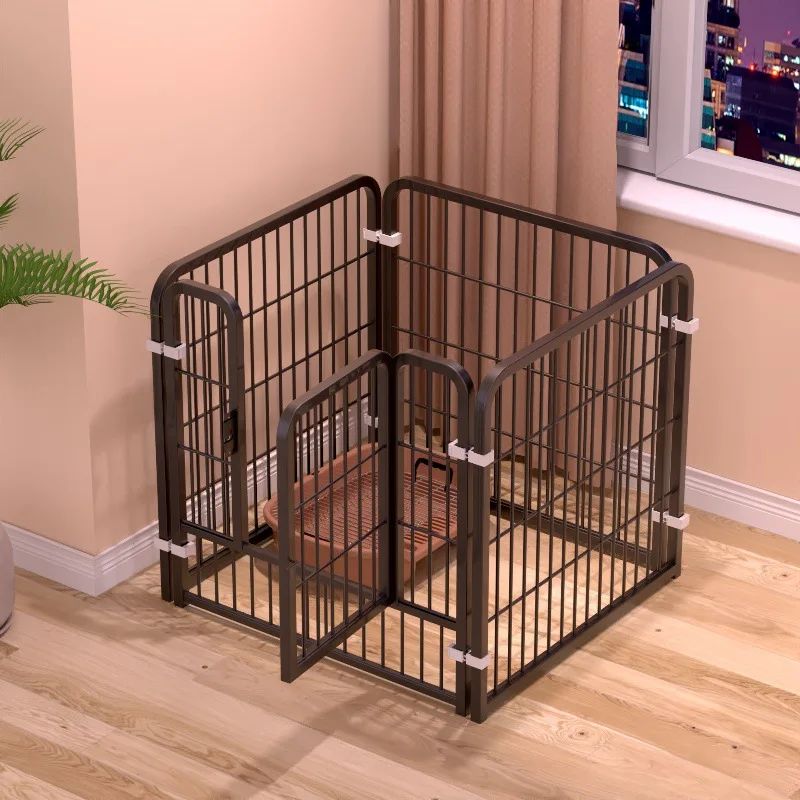 90x 100cm 6Pieces Dog Fence Indoor Pet Fence Large Medium Dog Kennel Small Canine Cage
