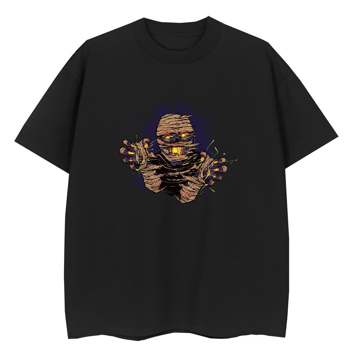 2024 Designer Womens T Shirts 230g Pure Cotton O Neck Short Sleeves Home Outdoor skull Woman Tshirt Soft Anime Oversized Wear