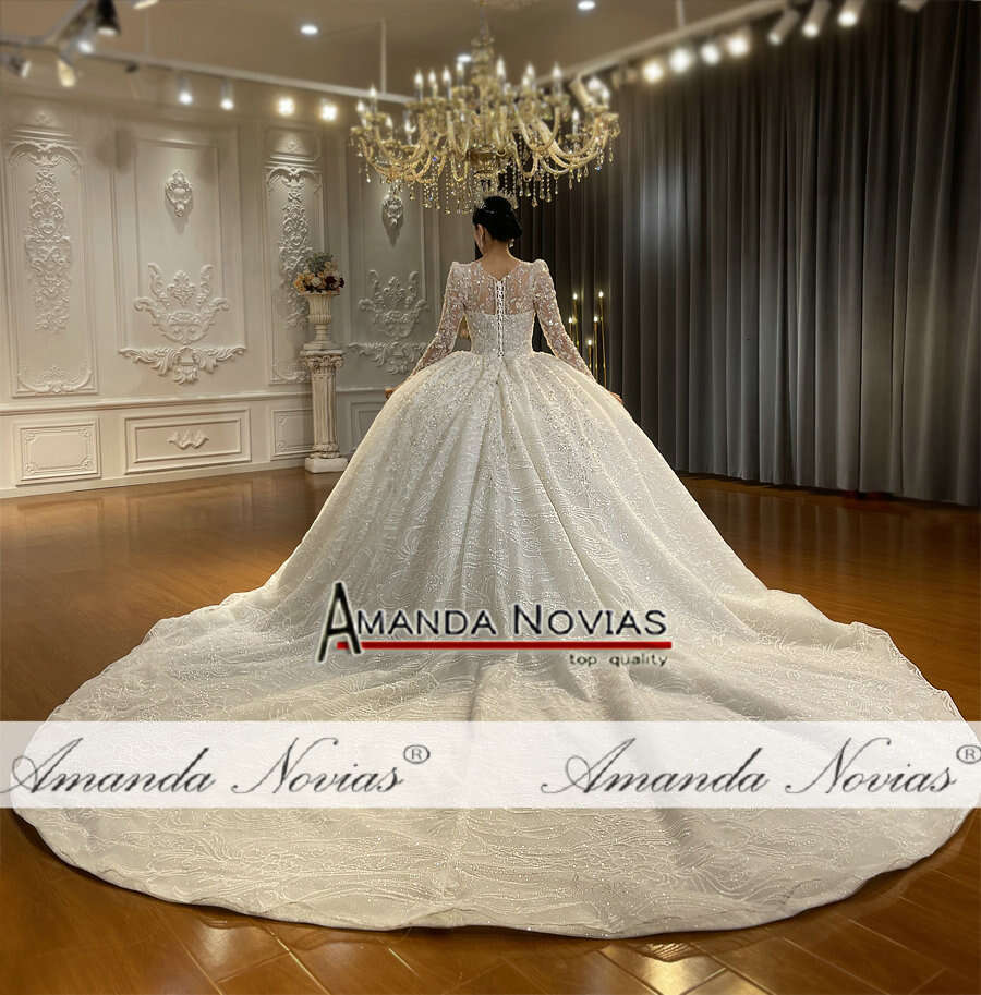 Amanda Novias Design Ball Wedding Gown Puffy