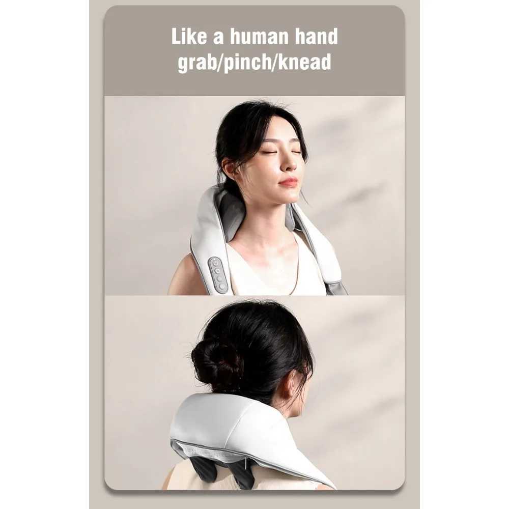 FODRK electric neck and back massager wireless neck and shoulder back massager shoulder massager knee massager W240819
