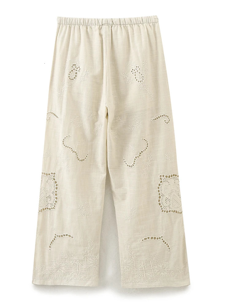 KAOPU ZA Womens Side Bra Asymmetric Chest Shirt or Brushed Mid Rise Straight Leg Two Piece Set Mujer 241010