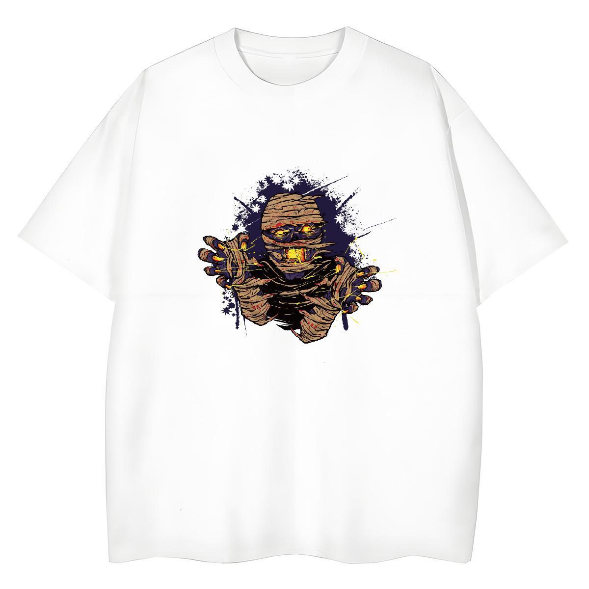 2024 Designer Womens T Shirts 230g Pure Cotton O Neck Short Sleeves Home Outdoor skull Woman Tshirt Soft Anime Oversized Wear