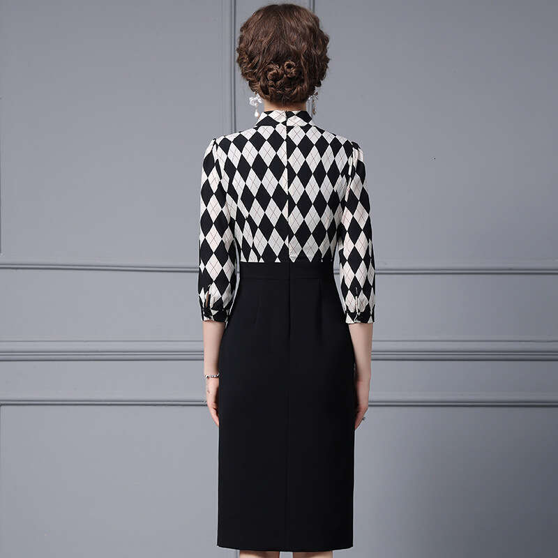 Black Dress Formal Occasion 2024 Summer New Style Gentle Wind Cover the Stomach Show off Weight Wrap Hip Skirt for Children