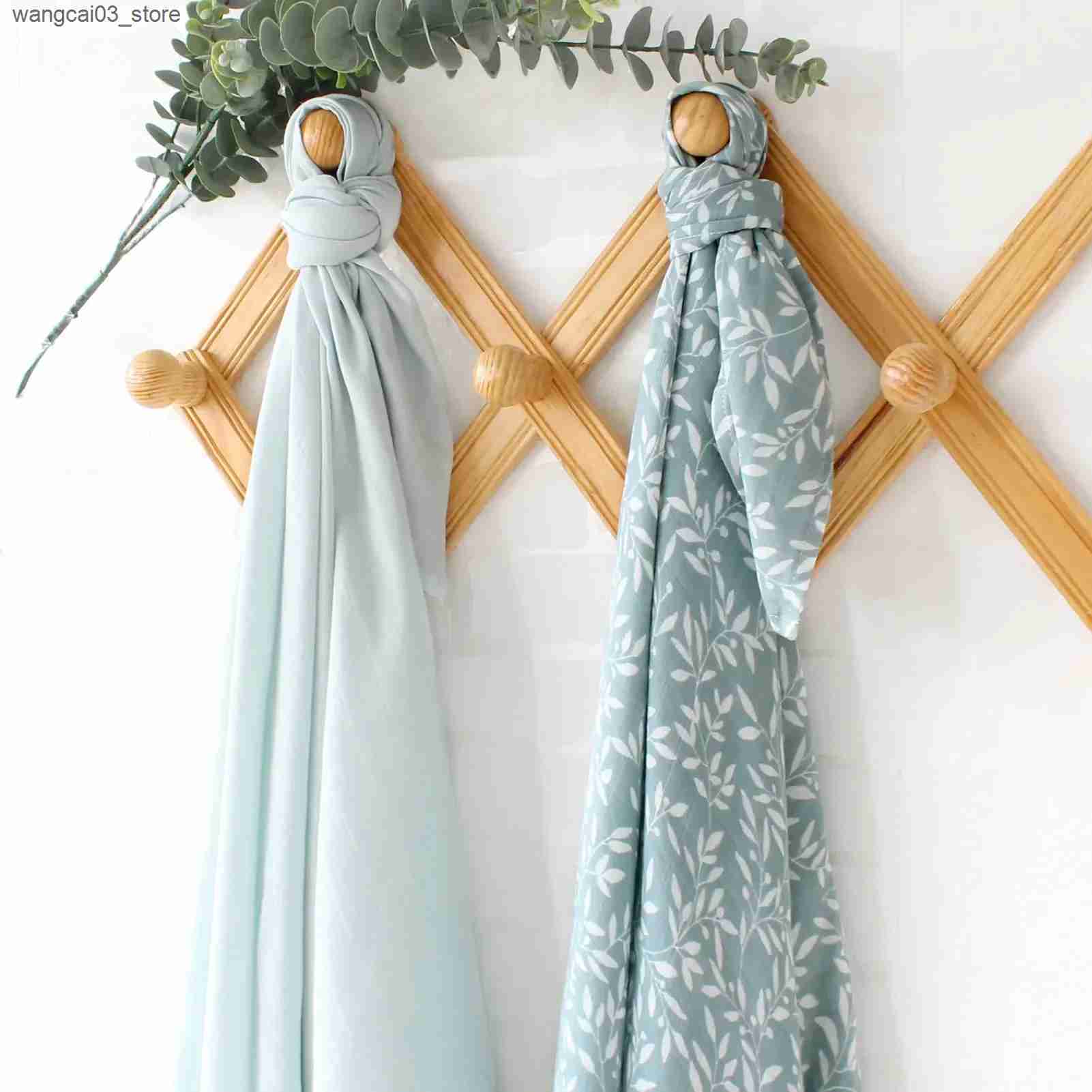 Blankets Swaddling Bamboo Muslin Squares Plain Swaddle Blanket Baby Saliva Towel Burp Cloth for New Born Stuff Cloth Diaper 60x60cm L240910