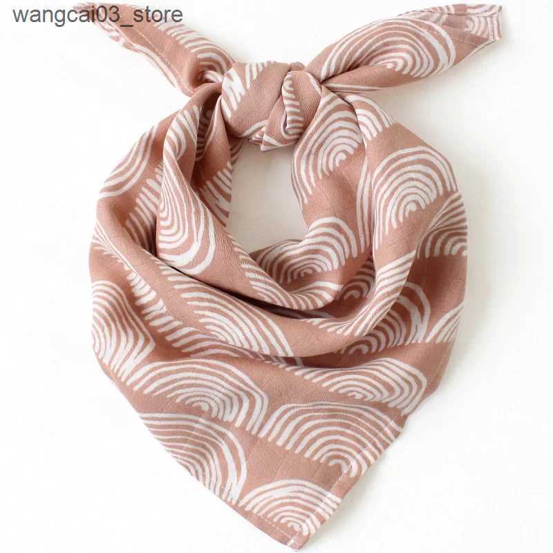 Blankets Swaddling 60*60cm Muslin Bamboo Cotton Baby Blanket Baby Newborn Blankets Newborn Swaddle Wrap Burp Cloths Towel Pielucha dropshipping L24091