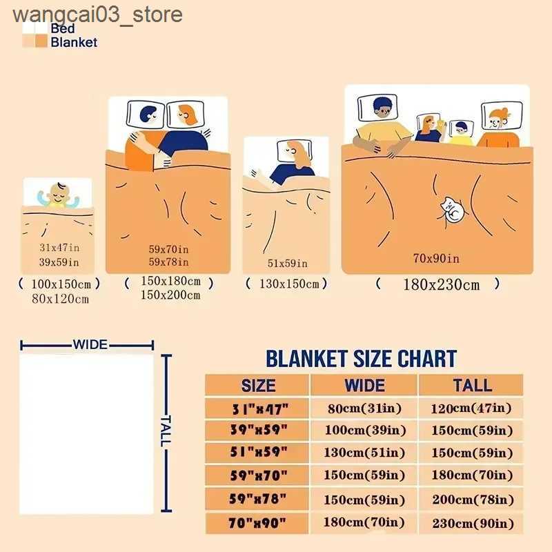 Blankets Swaddling Cartoon Loopy Pattern Throw Blanket Light Weight Blanket for Living Room Bedroom Kidsroom Warm Blanket Christmas Gift L240910