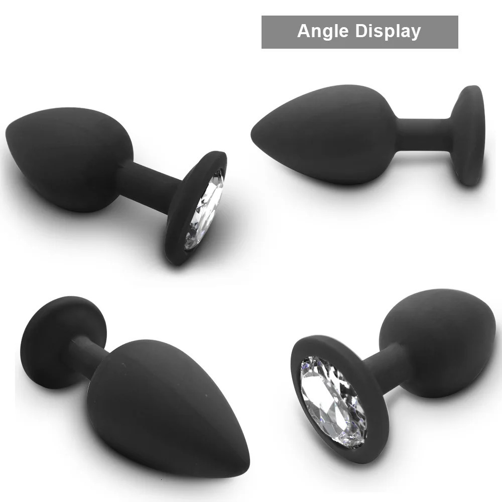 4 Different Size Soft Silicone Butt Plug Anal Plug Unisex Sex Stopper Adult Toys For MenWomen Anal Trainer for Couples 241010