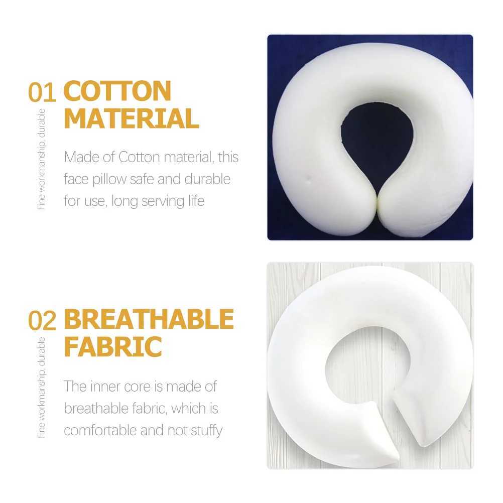 Massage pillow neck pillow U-hole face pillow Spa hollow face pillow memory foam neck pad W240819