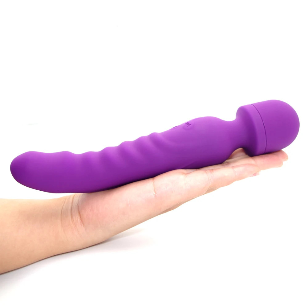 Heating Strong Wand vibrator Oral USB Charging Clit Female masseur Adult sex toy 241009