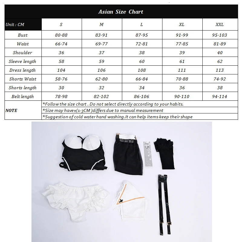 ROLECOS NUN Role Playing Costume Womens Uniform Set Party Halloween Adult Dress Black Display 241008