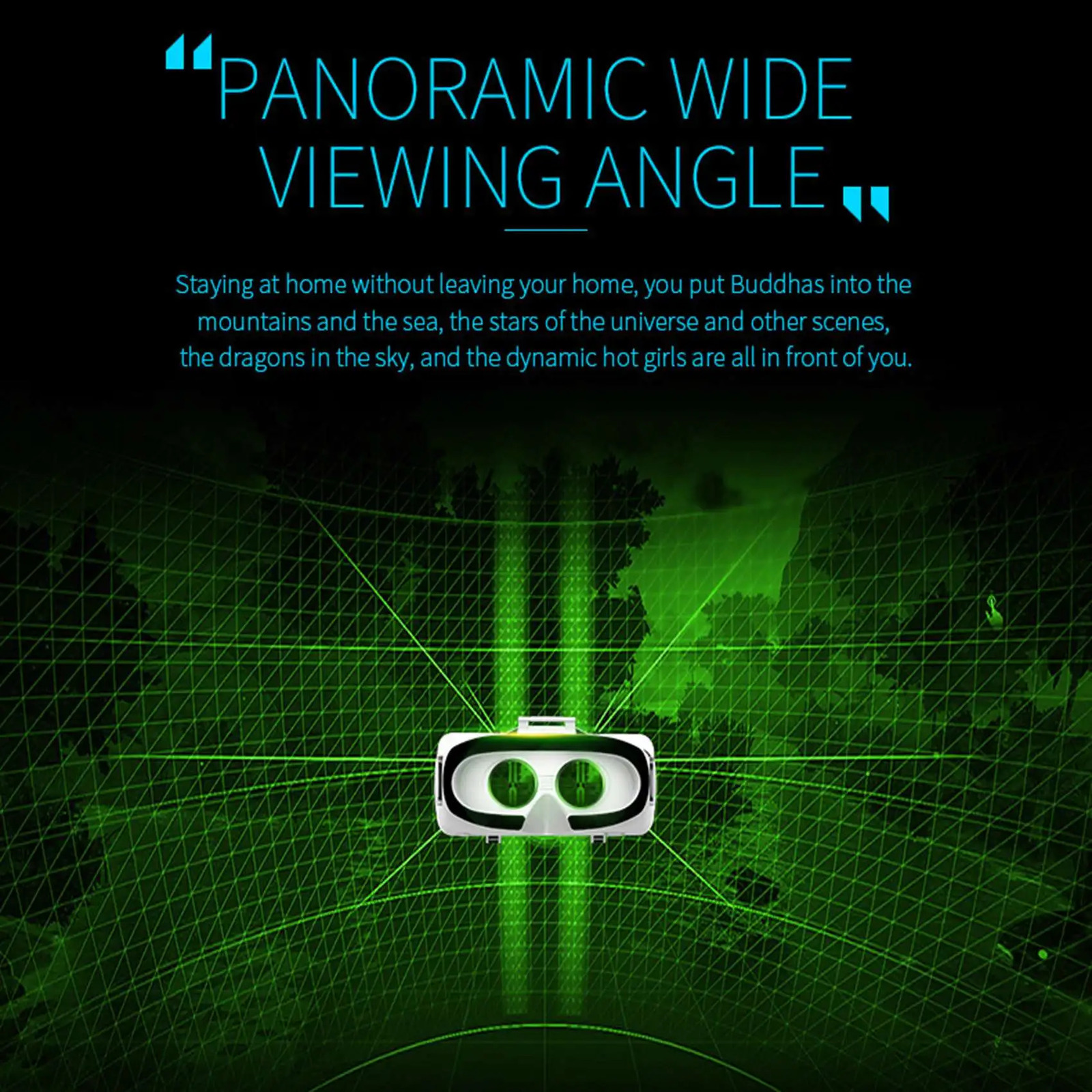 Immersive 3D VR Glasses: Portable Virtual Reality Headset for Captivating 2024 Entertainment dh911125171
