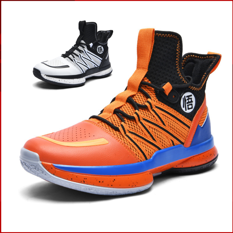 2024 New Dragon B Style Orange Mens Basketball Shoes Size 38-44 Air Cushioning Sport Sneakers Mesh Breathable Training Shoes