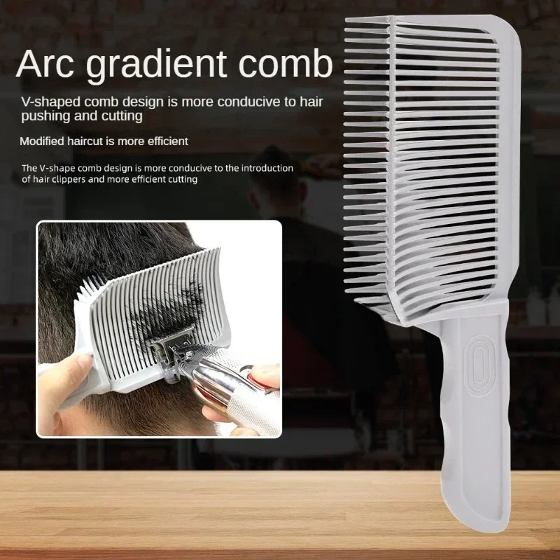 Barber Fade Combs Hair Cutting Positioning Comb Clipper Men Flat Top Hair Comb For Novice Barber Pet Styling Tool dog brush