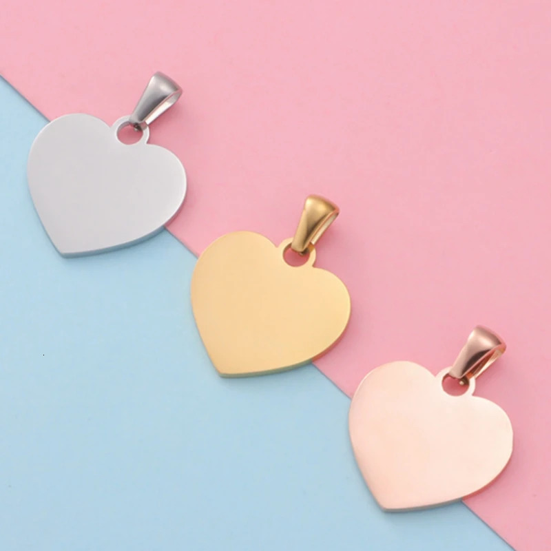 20pcs Lot Mirror Polished Stainless Steel 20mm Heart DIY Earring Charm Connector Wholesale High Quality Findings 241010