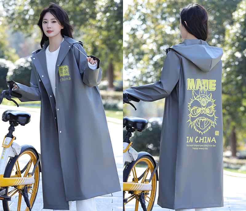 Intelligent breathable adult raincoat bids farewell to stuffiness and discomfort