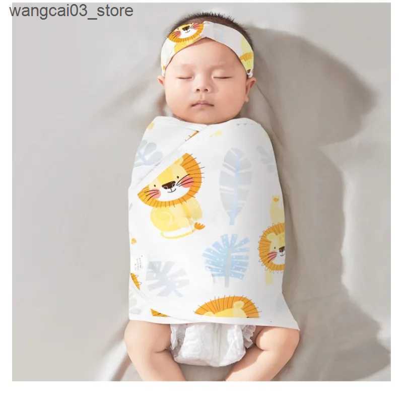 Blankets Swaddling Simple Baby Kids For Babies Quilt Cloth Swaddle Blanket Thick Warmer Boys Girls Wrap Warm Sleeping Newborn Bath Towel Gifts L240910