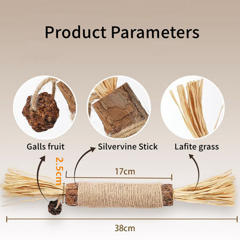 Cat Toys Natural Matatabi Pet Cat Snacks Stick Cleans Tooth Removers Hair to Promote Digestion Silvervine Kitten Chew Toy