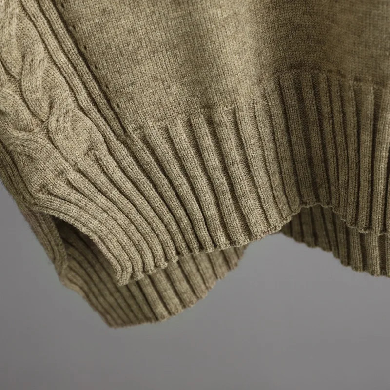 Casual Solid Knitted 2-piece Womens V-neck Long Sleeve Sweater Pullover Top Conjuntos High Waist Wide Leg Pants Set 241010