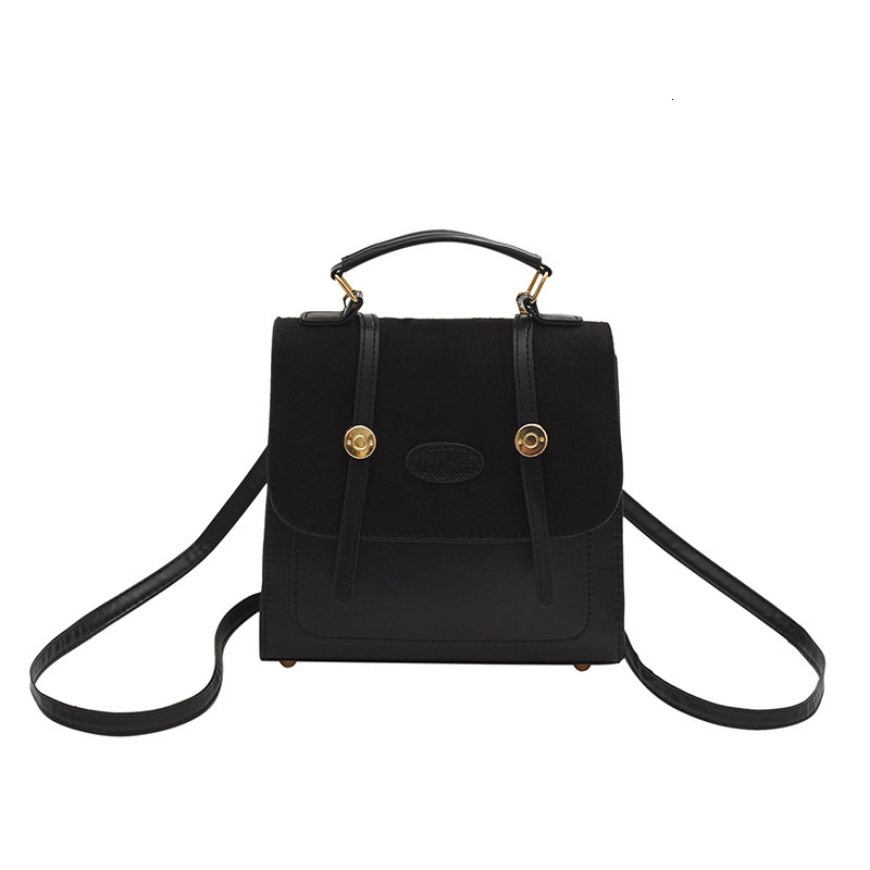 Simple shoulder women's handbag, casual travel bag, winter new item, niche design bag