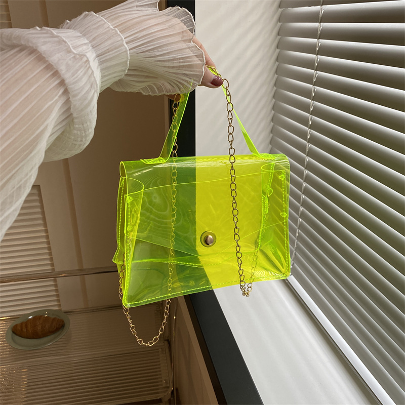 Leisure commuting crossbody niche Western style shoulder fashionable chain bag, women's new small square bag