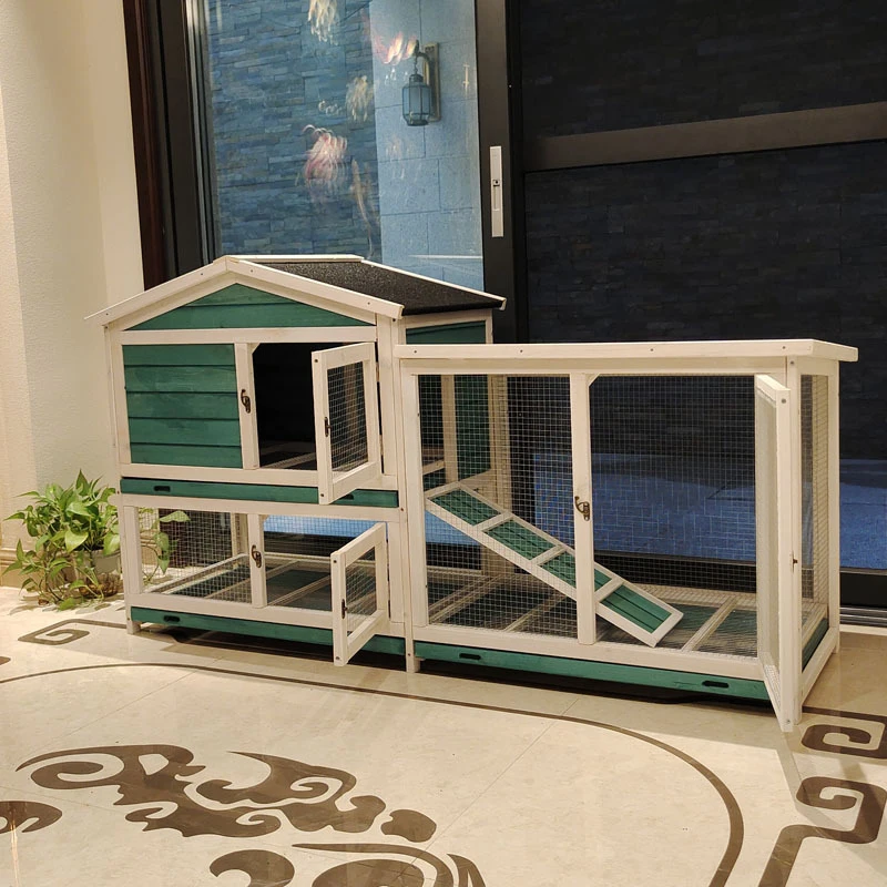 High Quality Large Wood Chicken Coop for Outdoor Mobile Chicken Coops for Farm Henhouse Cages for Laying Hens
