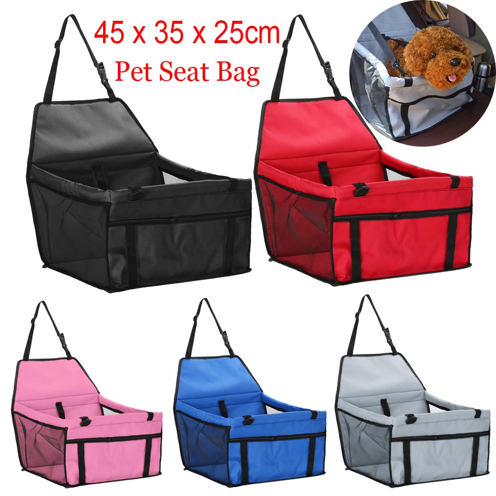 45x35x25cm Portable Pet Cat Seat Elevated Car Seat For Dog Carrier for Small Medium Dog Cats Pet Waterproof Safety Travel Bag